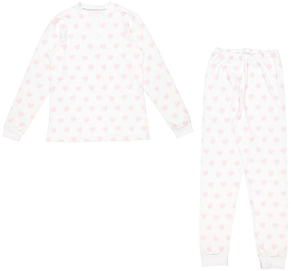 Hearts Pink Ladies Pajama