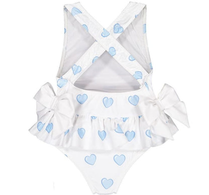Hearts Blue Swimsuit