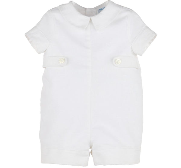 Linen  Boy Bubble White