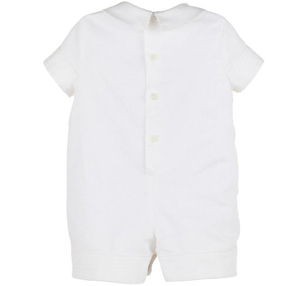 Linen  Boy Bubble White