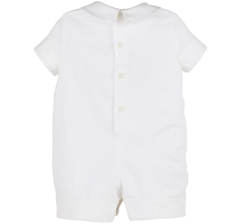 Linen  Boy Bubble White