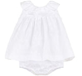 Eyelet Ruffle Float White