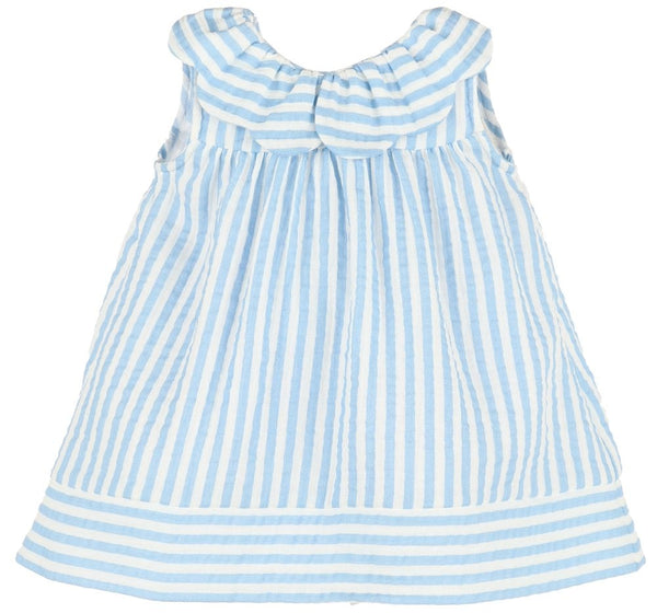 Sullivan Stripe Dress Blue