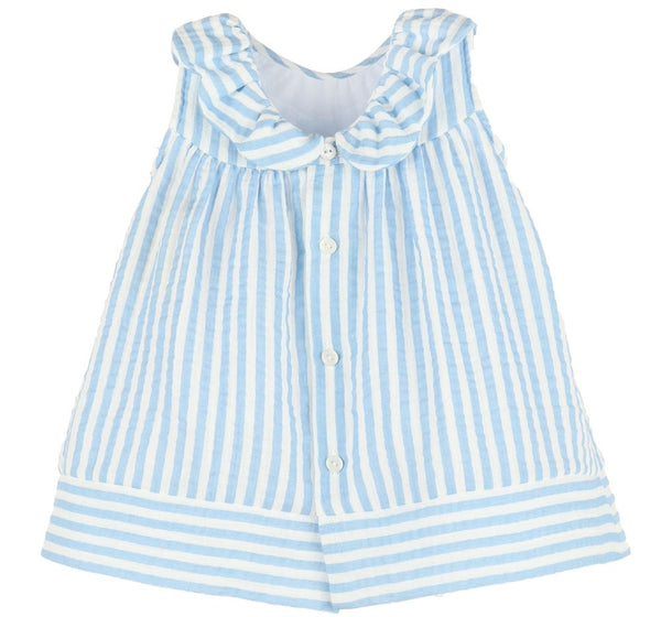 Sullivan Stripe Dress Blue