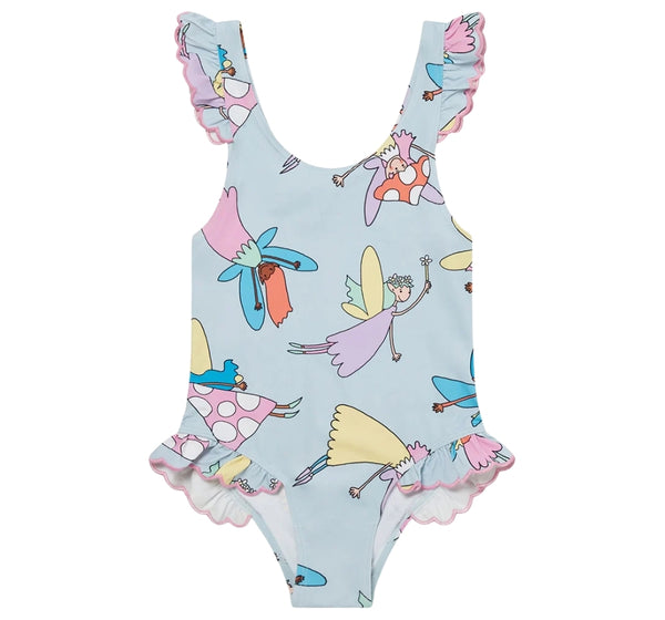 Girl Fairies Swimsuit Blue