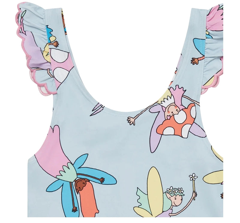 Girl Fairies Swimsuit Blue