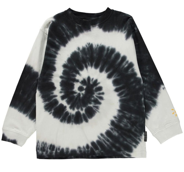 Tshirts Long Sleeves Spiral Dye
