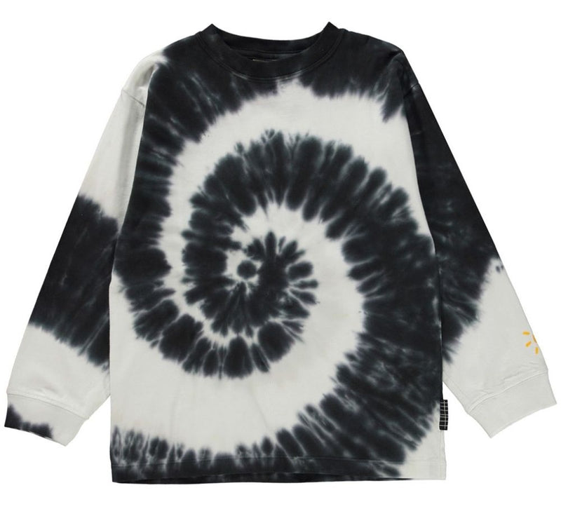 Tshirts Long Sleeves Spiral Dye
