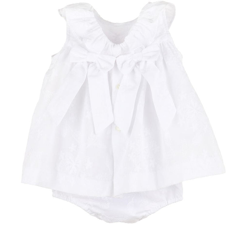 Romper Eyelet Blanco