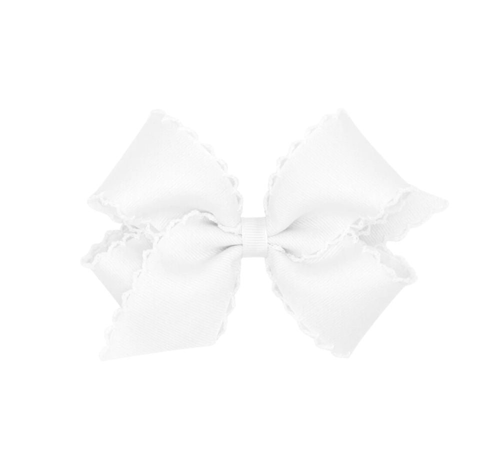 Small Moonstich Basic Bow White
