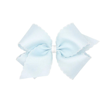 Small Moonstich Basic Bow Blue Vapor White
