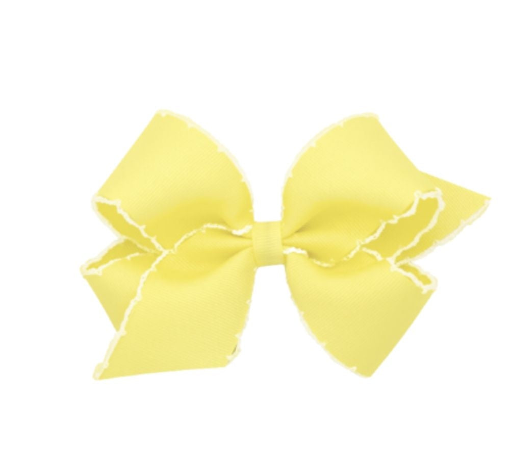 Small Moonstich Basic Bow Light Yellow White