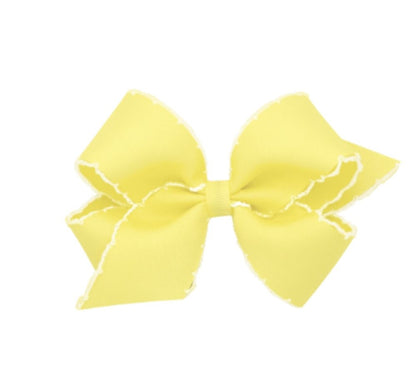 Small Moonstich Basic Bow Light Yellow White