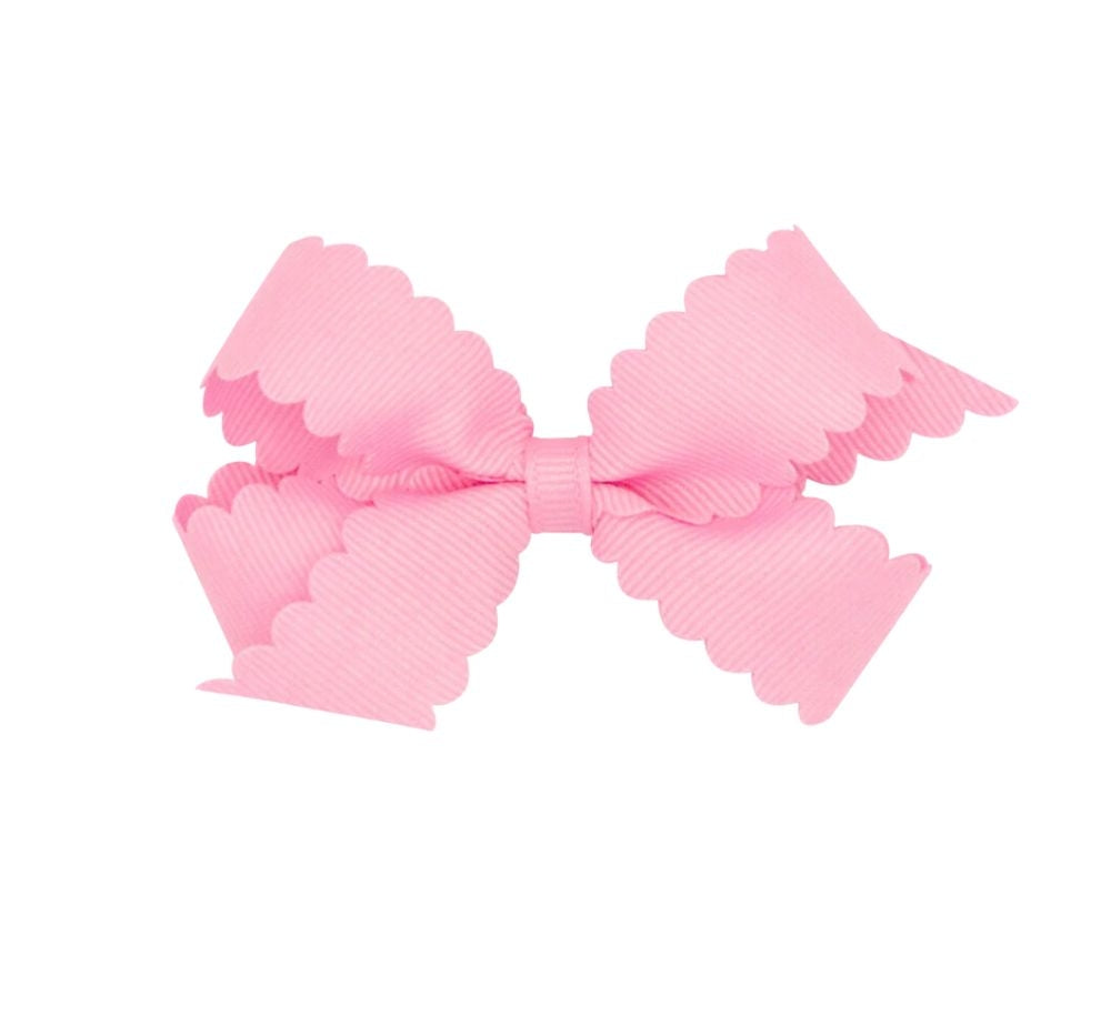 Mini Scalloped Edge GG Bow Pearl