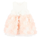 Vestido Reeree 3D Roses  Snowdrop Pink