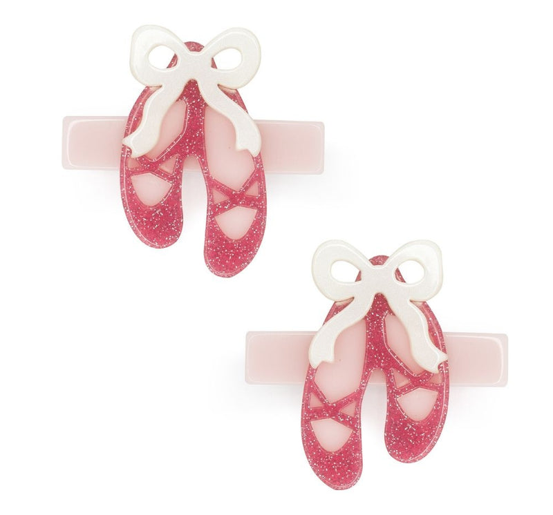 Clips Para Cabello Ballet Slipper Vintage Pink