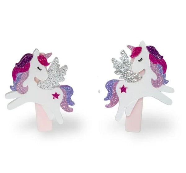 Clip Para Cabello Unicorn Glitter