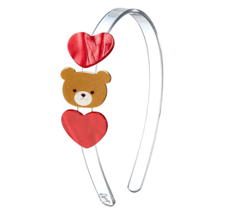 Diadema Bear With Hearts