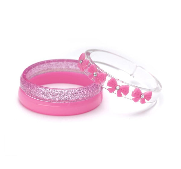 Bows Pink Bangles