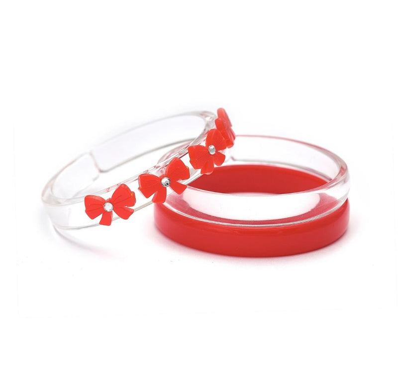 Bows Red Bangles