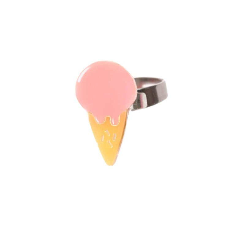 Anillo Ice Cream Cone Pink