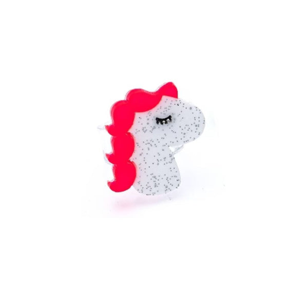 Anillo Unicorn Neon Pink