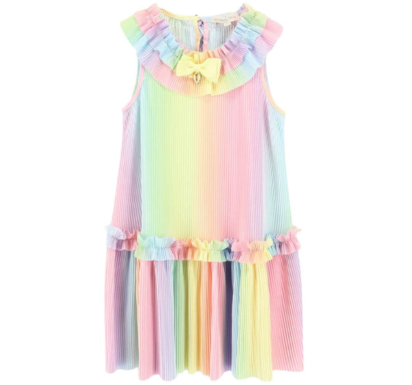 Vestido Ember Pleated Rainbow