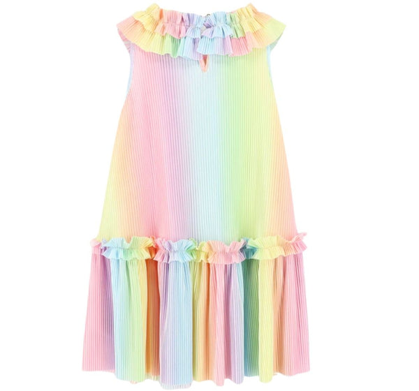 Vestido Ember Pleated Rainbow