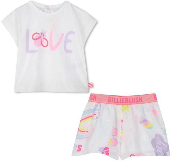 Conjunto Blusa Y Shorts Love