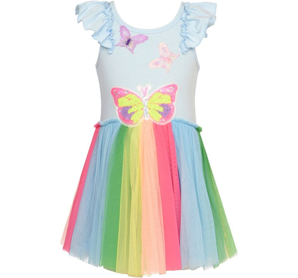 Vestido Tutu Butterfly Trim Detail