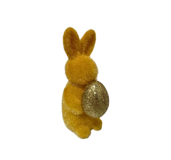 Conejo Amarillo Mostaza Con Huevo Dorado