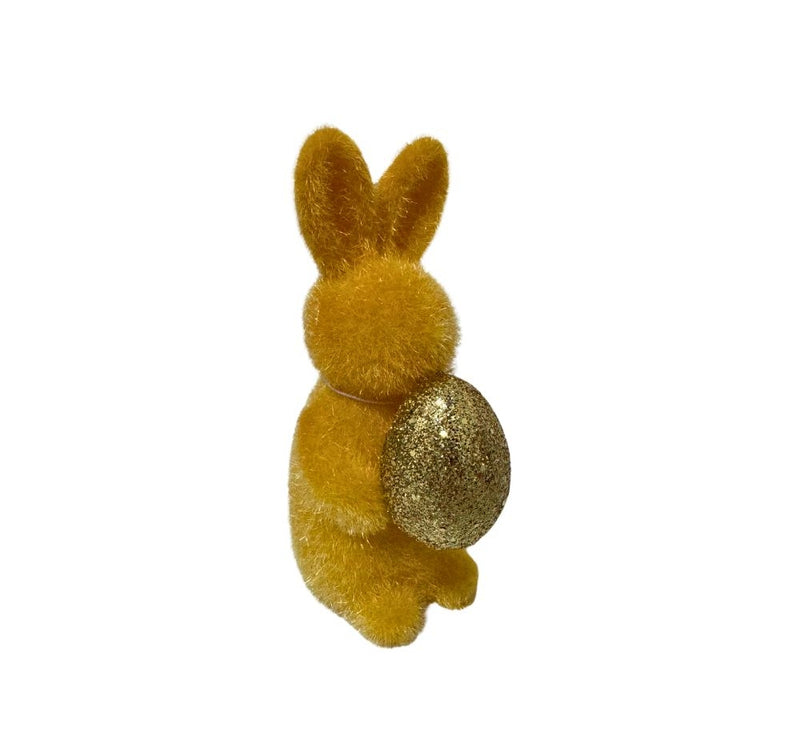 Conejo Amarillo Mostaza Con Huevo Dorado