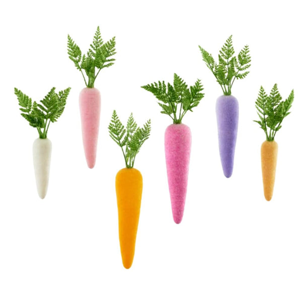 6 Zanahorias Decorativas