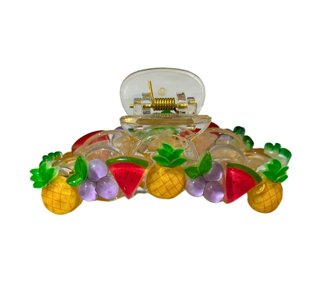 Fruit Claw Clip Pineapple-Grape-Watermelon