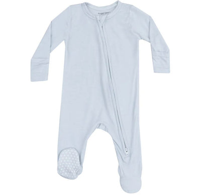 Solid Classic Blue Angel Wing Footie