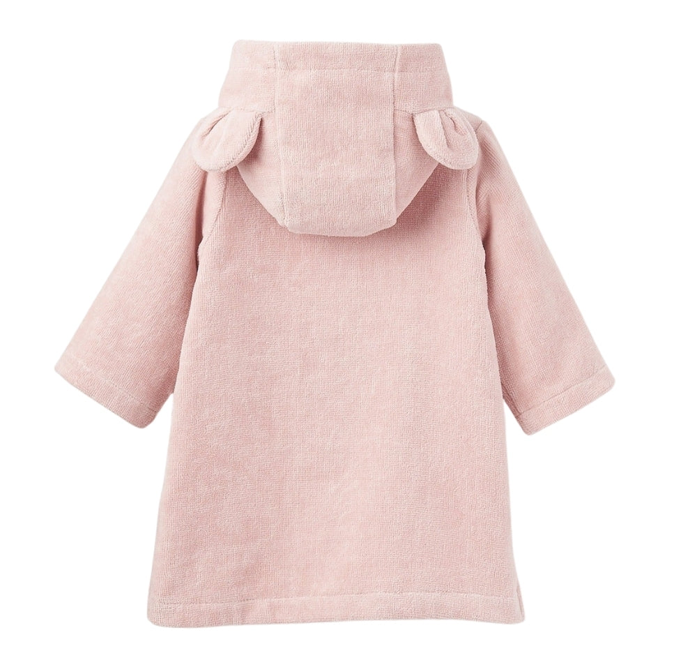 Pink Seaside Safari Terry Beach Coverup