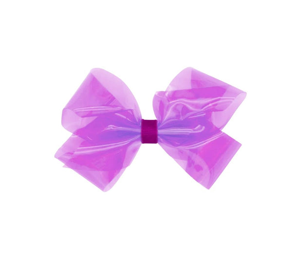 Mini Wee Splash Vinyl Bow Royal Orchid