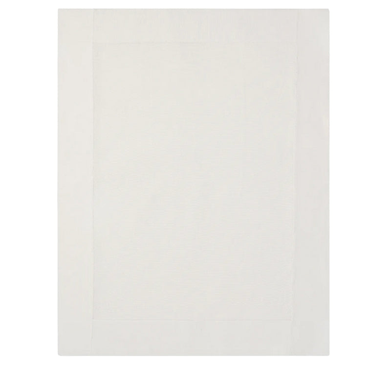 Blanket White Garter 30X40