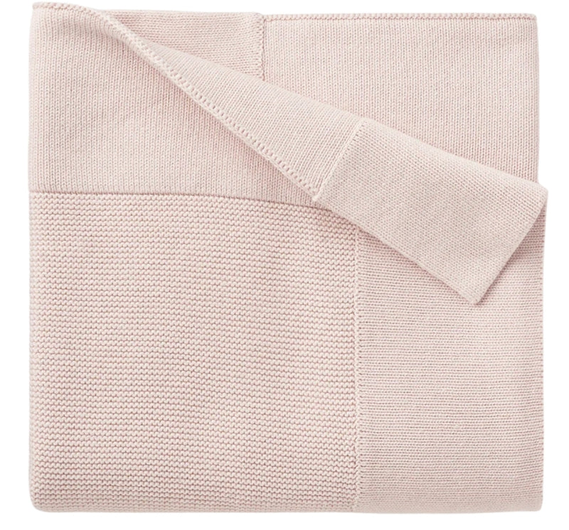 Blanket Pink/Rose Garter 30X40