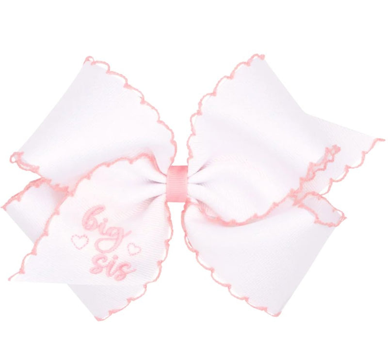 King Big Sister Emb Bow Light Pink