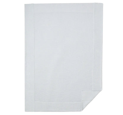 Pale Blue Sofia Finn Knit Baby Blanket