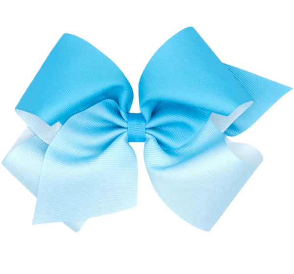 King Ombre Print GG Bow Mystic Blue