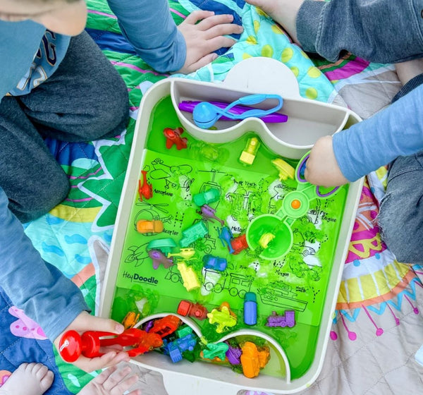 Reusable Silicone Activity MiniMat Toot Toot Honk