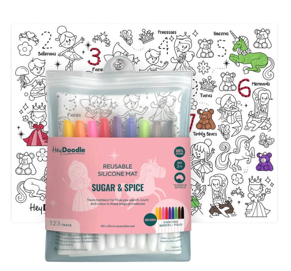 Reusable Silicone Activity Mat Sugar & Spice