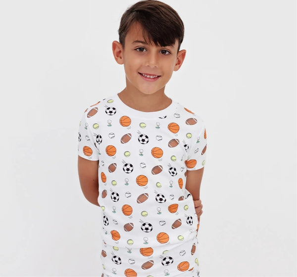 Pijama De Manga Corta y Short All Sport