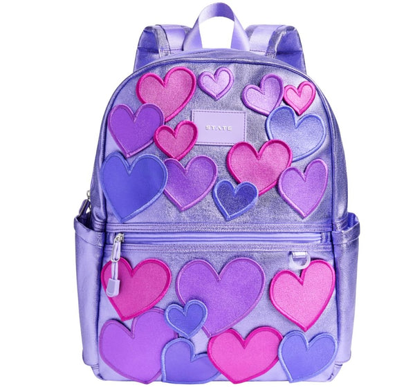 Kane Double Pocket Backpack 3D Hearts