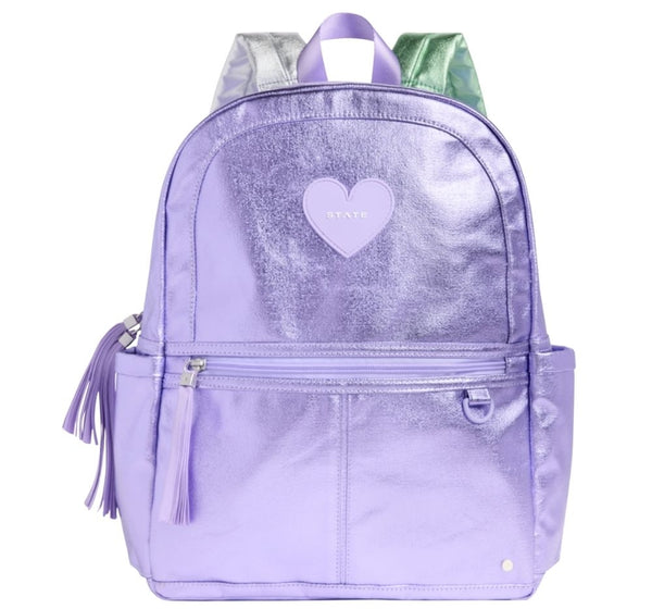 Kane Double Pocket Backpack Lilac
