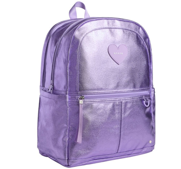 Kane Double Pocket Backpack Lilac