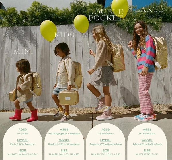 Kane Double Pocket Backpack - Girl Power
