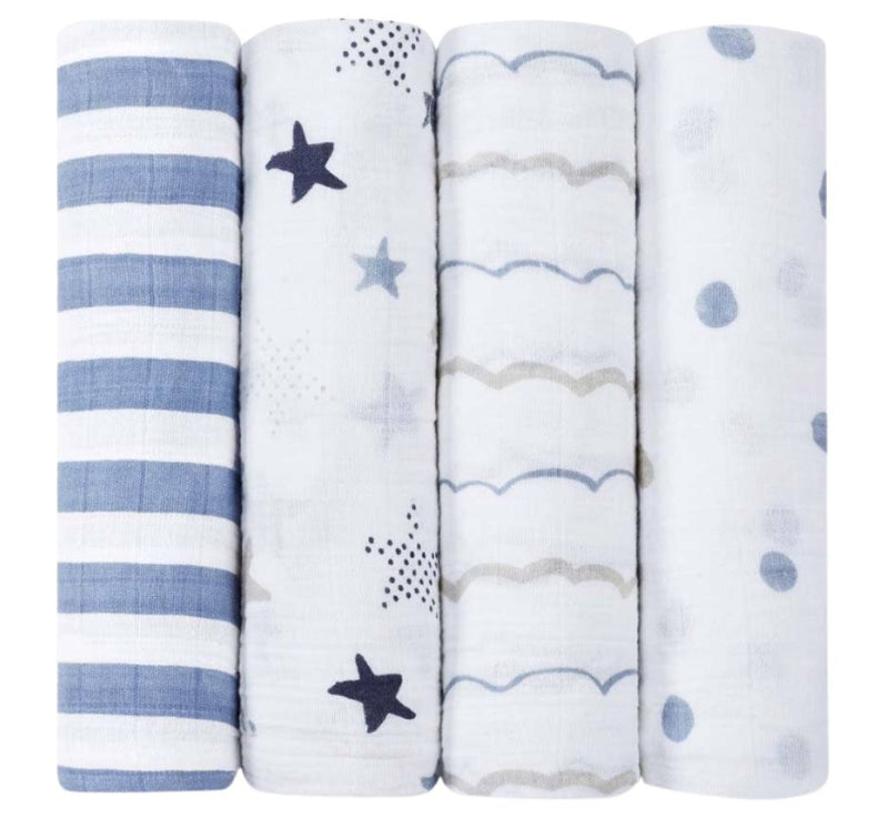Rock-Star 4Pack Classic Swaddles